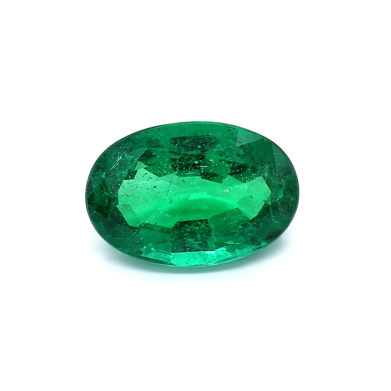 4.24ct Bluish Green, Oval Emerald, Oiled, Brazil - 12.94 x 8.88 x 5.94mm
