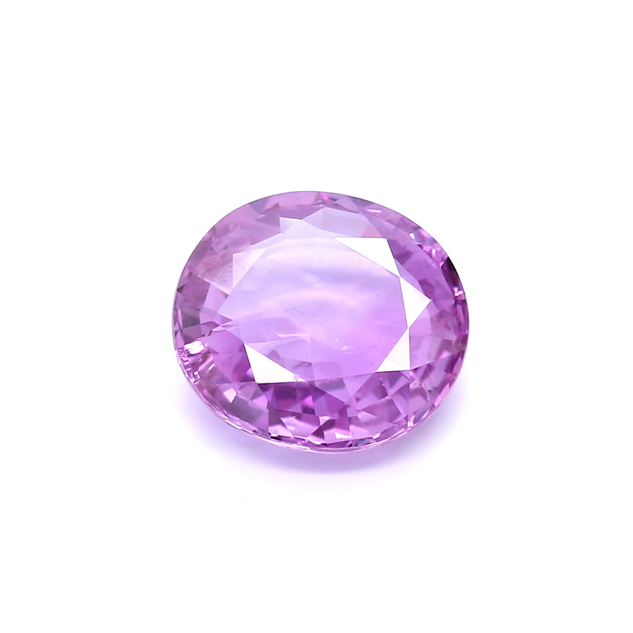 4.26ct Pinkish Purple, Oval Sapphire, No Heat, Sri Lanka - 10.63 x 9.94 x 4.11mm