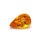 4.58ct Orangy Yellow, Pear Shape Sapphire, Heated, Sri Lanka - 12.51 x 8.05 x 6.24mm