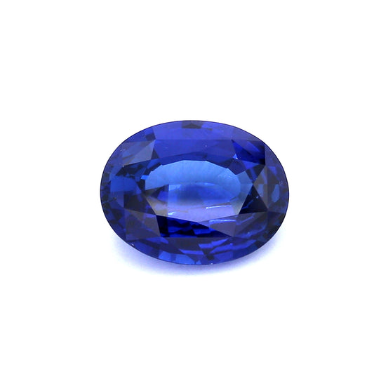 5.03ct Vivid, Royal Blue, Oval Sapphire, Heated, Sri Lanka - 12.04 x 9.45 x 5.14mm