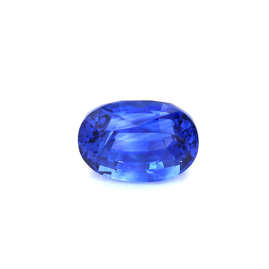 5.06ct Vivid, Royal Blue, Oval Sapphire, Heated, Sri Lanka - 10.66 x 7.68 x 6.87mm