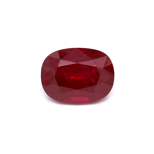 5.26ct Vivid Red, Oval Ruby, H(a), Thailand - 11.35 x 8.58 x 6.13mm