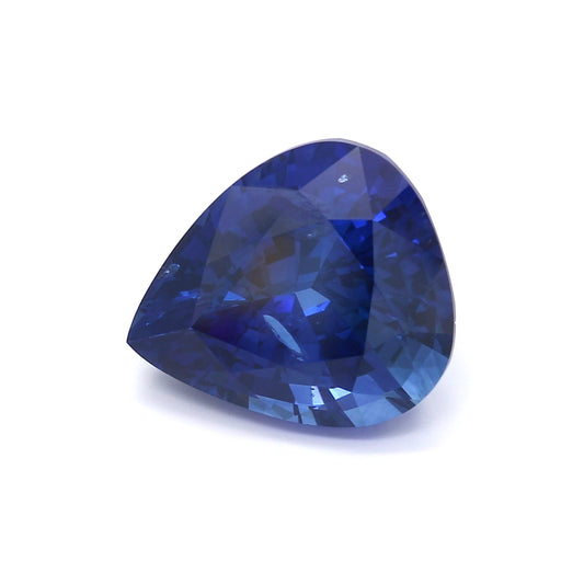 8.73ct Pear Shape Sapphire, Heated, Sri Lanka - 13.60 x 11.74 x 7.72mm