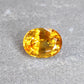 5.11ct Orangy Yellow, Oval Sapphire, Heated, Sri Lanka - 10.96 x 8.50 x 6.29mm