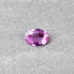 0.81ct Pink, Oval Sapphire, Heated, Madagascar - 7.24 x 5.45 x 2.43mm