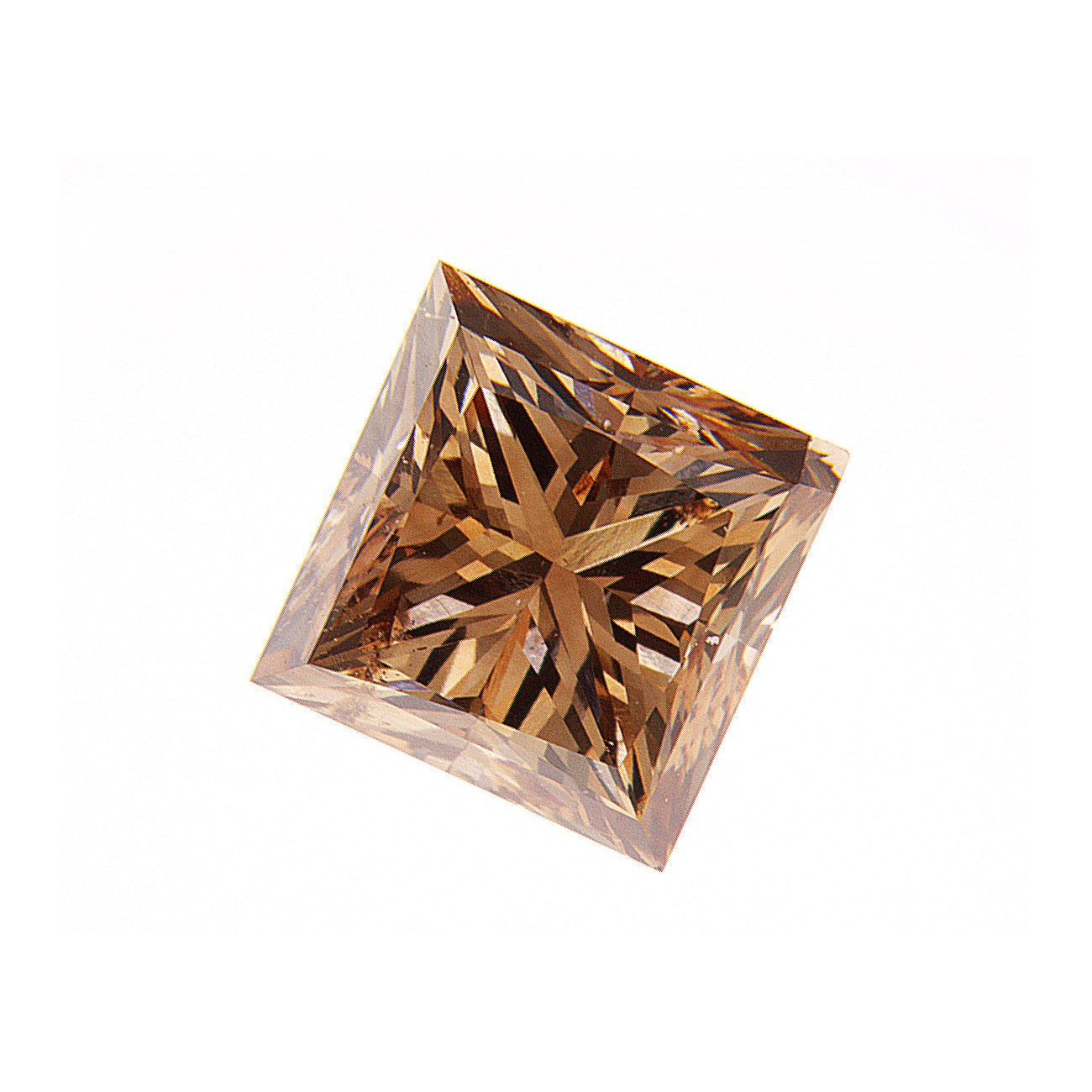3.02ct Fancy Deep Brown, Princess Cut Diamond, SI1 - 7.38 x 7.24 x 6.31mm