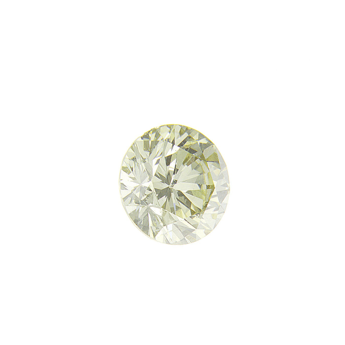 0.44ct Fancy Greyish Yellowish Green, Round Diamond - 4.80 - 4.83 x 3.06mm