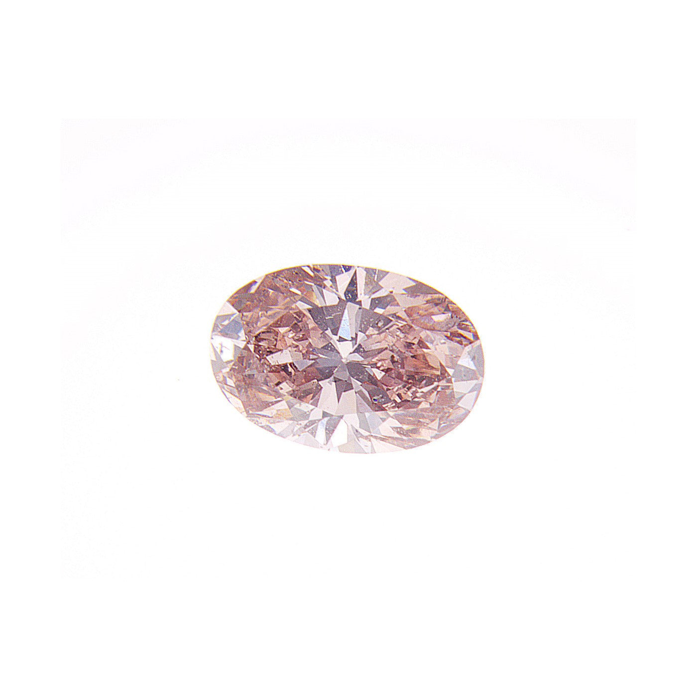 0.51ct Fancy Brown-Pink, Oval Diamond, SI2 - 6.23 x 4.23 x 2.78mm