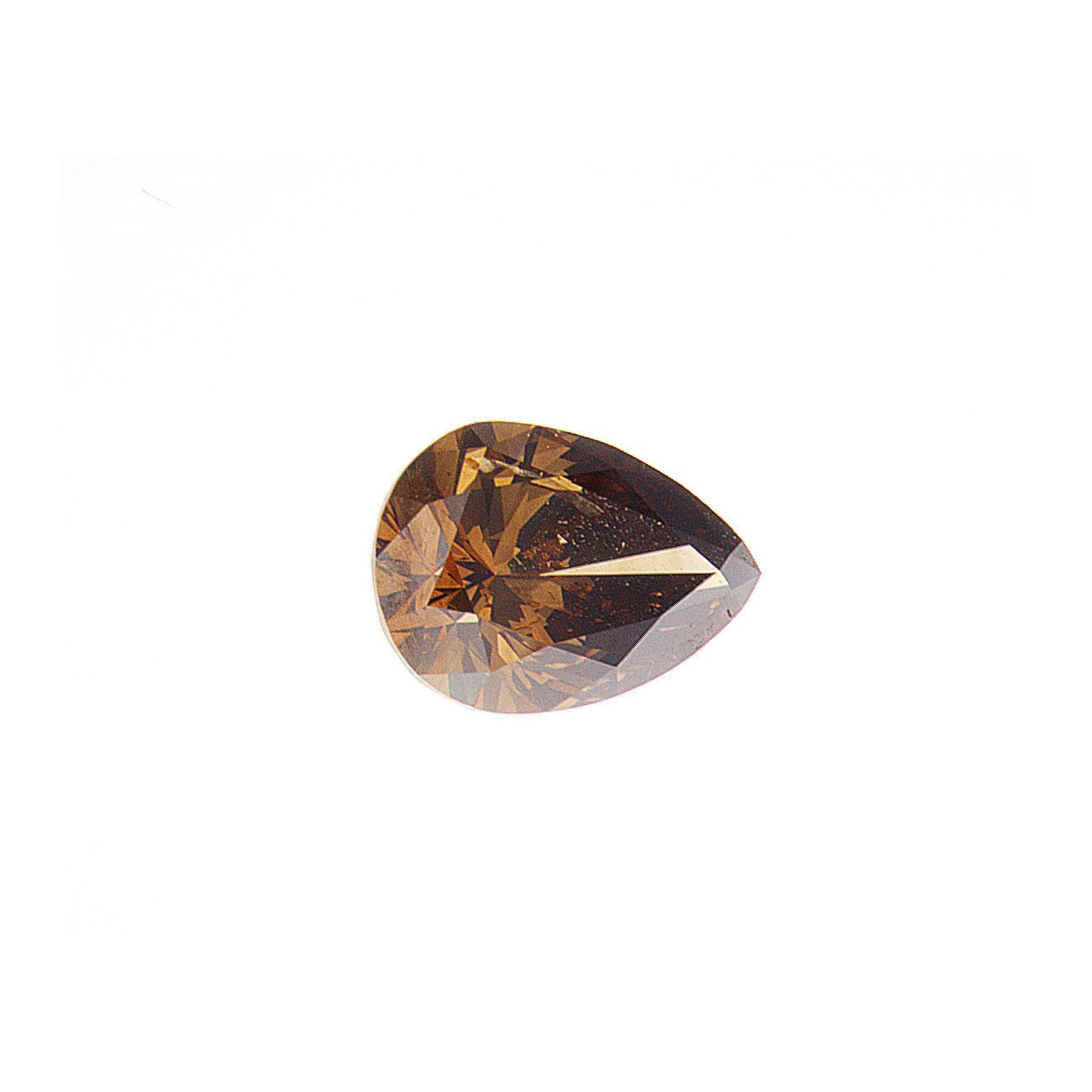 1.42ct Fancy Deep Brown, Pear Shape Diamond, SI2 - 9.27 x 6.50 x 4.05mm
