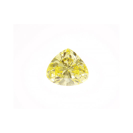 0.50ct Fancy Vivid Yellow, Heart Shape Diamond, SI2 - 5.07 x 5.70 x 2.88mm
